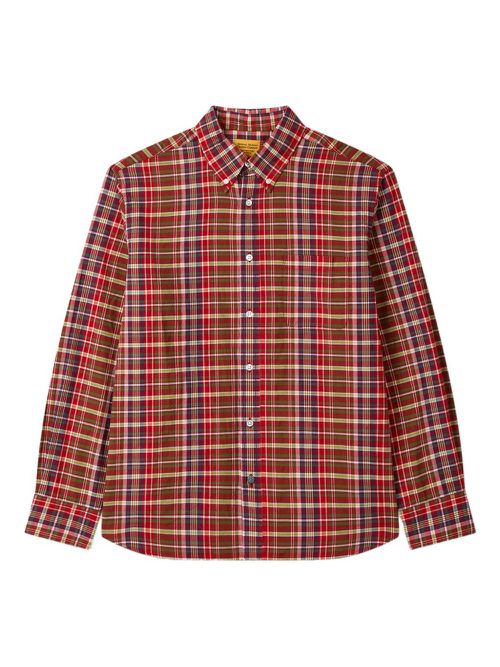 Check-patterned shirt - Red
