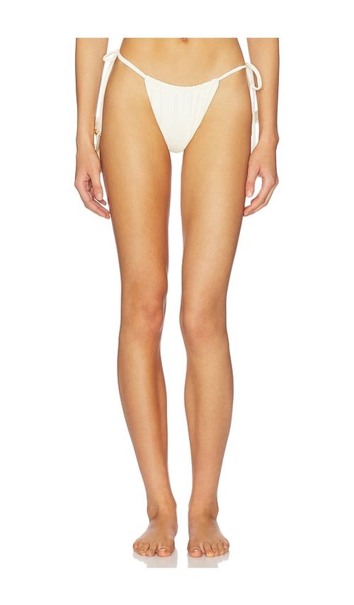Bahia Maria Flore Bikini Tiny Bottom in Ivory. - S also in XS, M