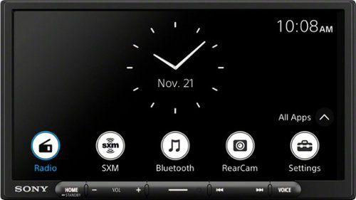 "7"" Wireless Apple CarPlay and Android Auto Digital Media Receiver Maestro Compatible - Black"