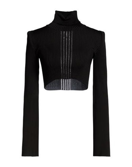 Woman Turtleneck Black Size S/M Viscose