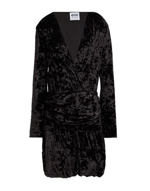 Woman Mini dress Black Size S Polyester, Elastane
