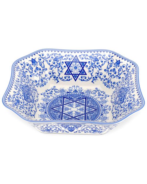 Judaica Collection 9.75in Square Serving Dish