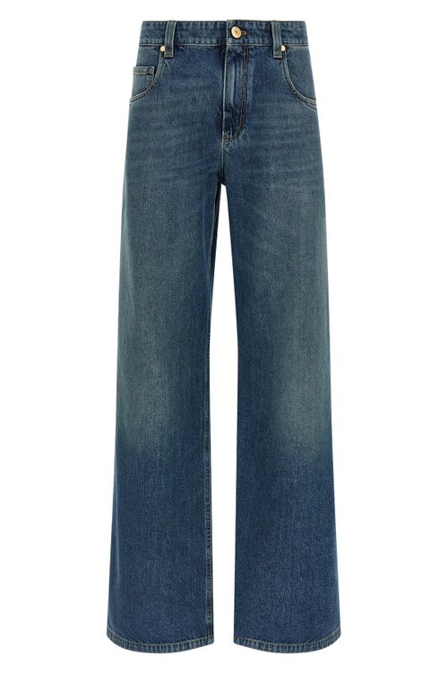 Stonewashed Denim Jeans