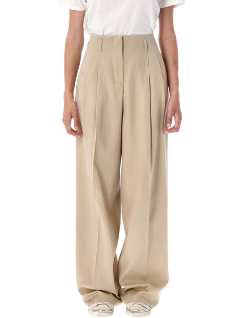 High-Waisted Wide-Leg Trousers - Size 40