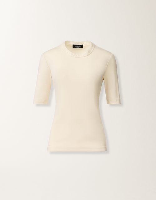 Jersey T-shirt, butter