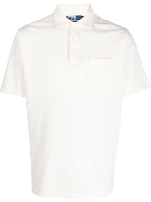 Patch-pocket polo shirt - Neutrals