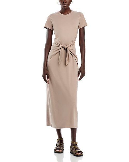 Dakui Tie Waist Midi Dress