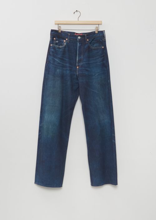 Junya Watanabe an x Levi's Berber Print Denim Pants Indigo