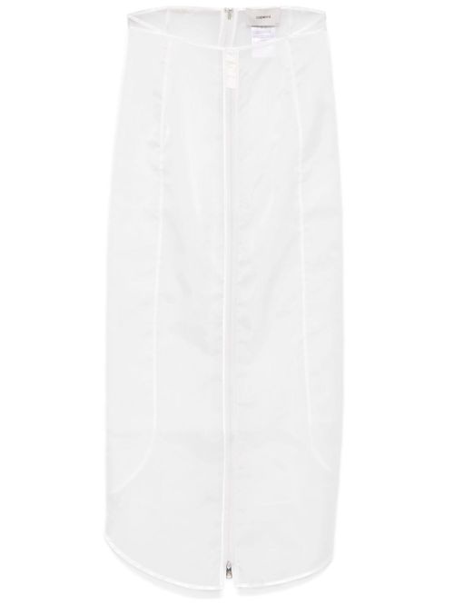 Organza maxi skirt - White