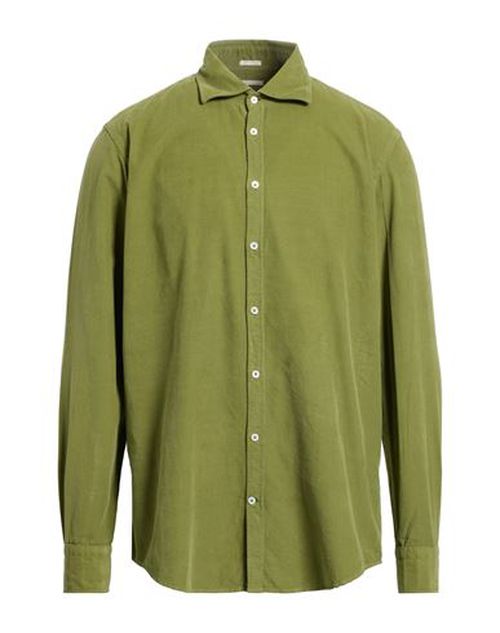 Man Shirt Military green Size M Cotton