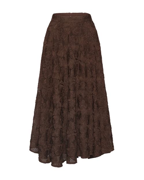 Flower Skirt — Brown