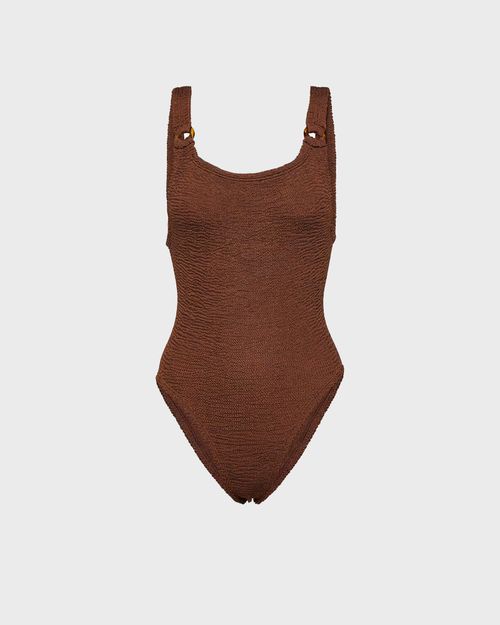 Hunza Swimsuit Domino Chocolate ONESIZE