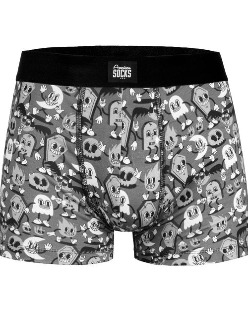 American Socks Boxer 'Night Gathering' nero