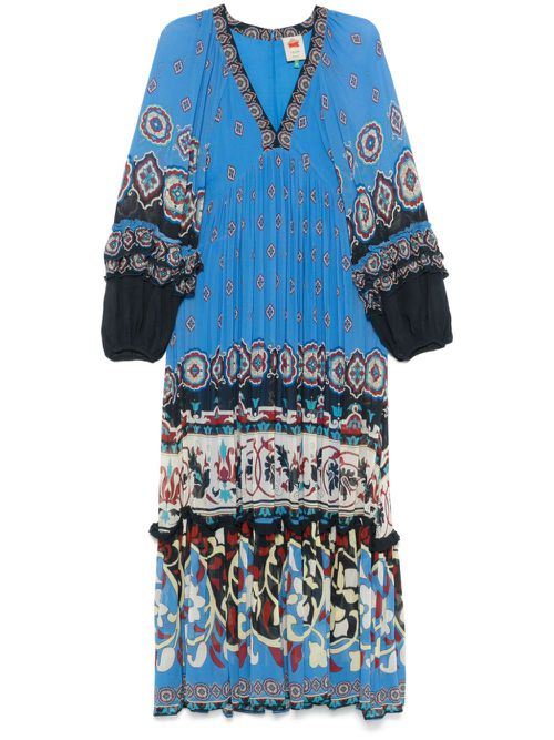 Ainika Tiles maxi dress - Blue