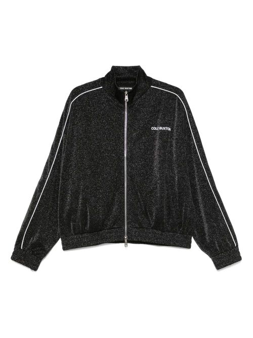 Logo-print jacket - Black