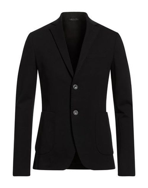 Man Blazer Black Size 36 Rayon, Nylon, Elastane