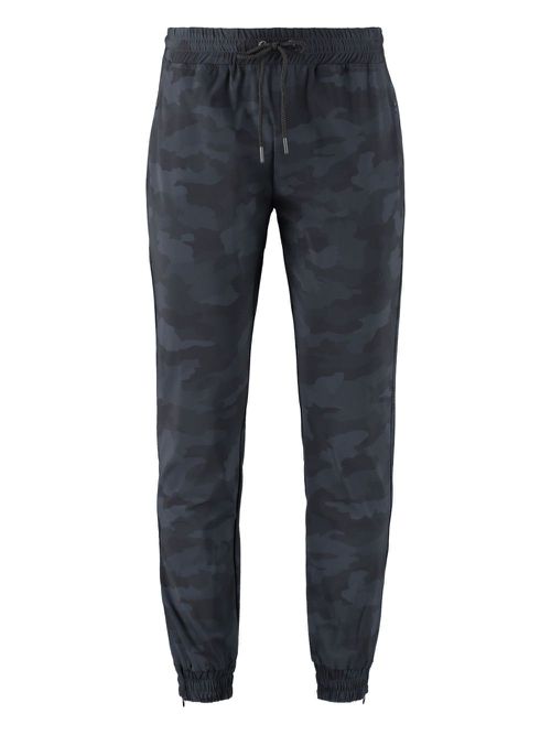Camouflage drawstring pants - Blue