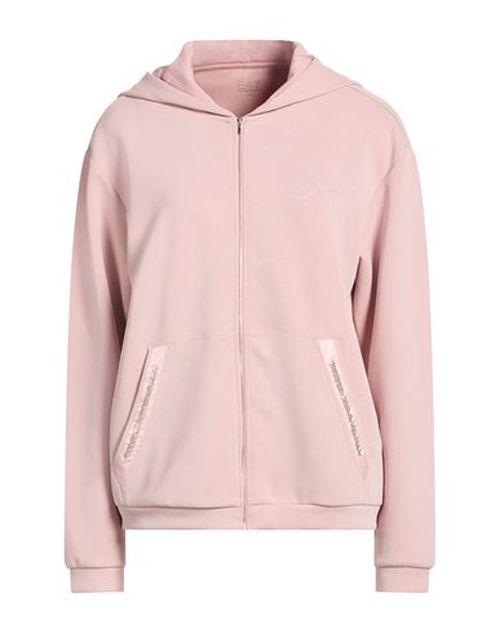 Woman Sweatshirt Antique rose Size M Polyester, Modal, Elastane