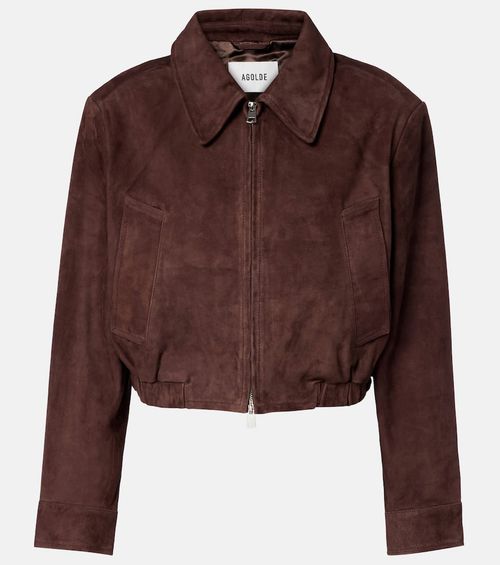 Nahla cropped suede jacket