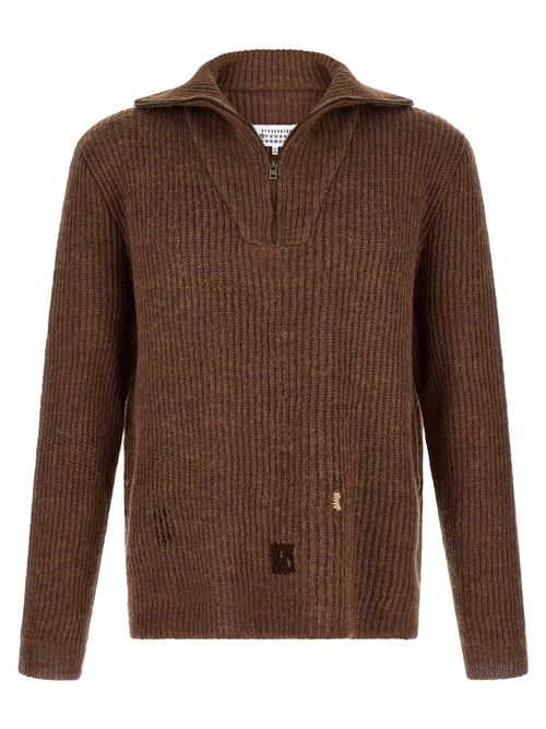 Brown Knitted Sweater