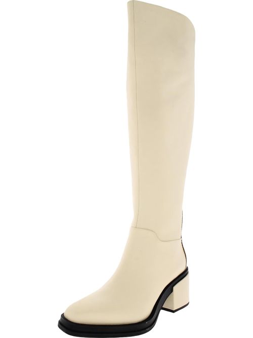 Dorica Womens Leather Wide Calf Over-The-Knee Boots