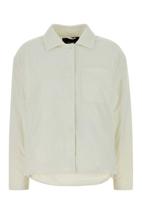 Nylon Overshirt Jacket — White