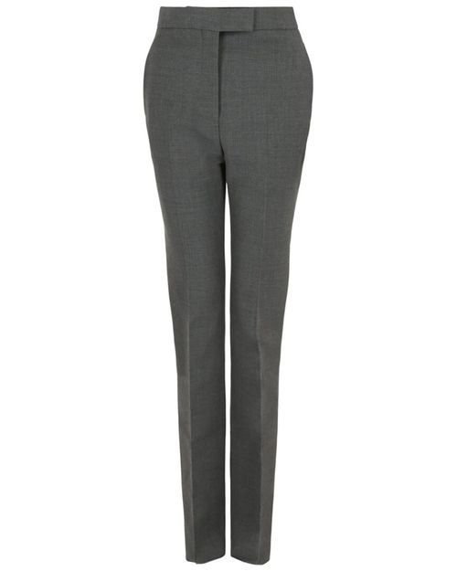 Straight Leg Wool Trouser