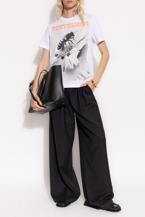 T-shirt With Colorful Print, Women's, White