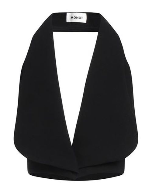 Mônot Woman Top Black Size 6 Polyester