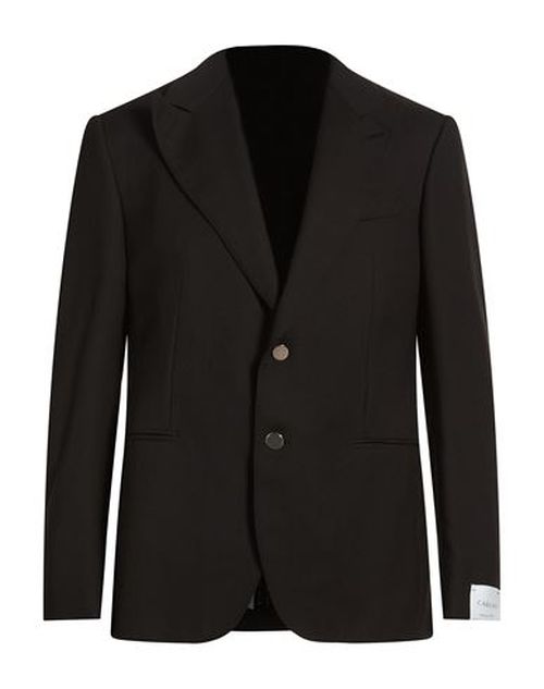 Man Blazer Black Size 36 Wool