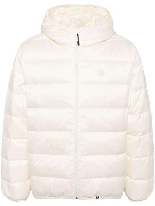 Logo down jacket - Neutrals