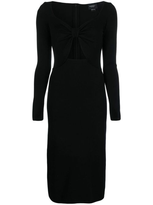 Cut-out midi dress - Black