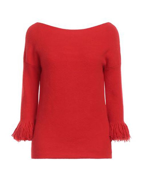 Liviana Conti Woman Sweater Red Size M Virgin Wool, Polyamide, Cashmere, Elastane