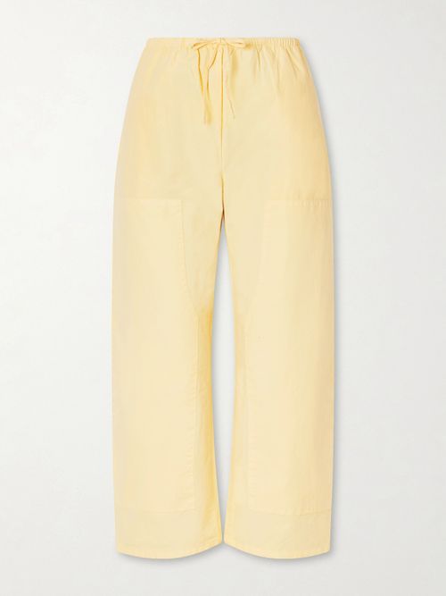 Kyoto Cotton Wide-leg Pants