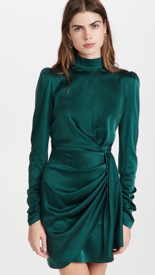 Silk Drape Dress