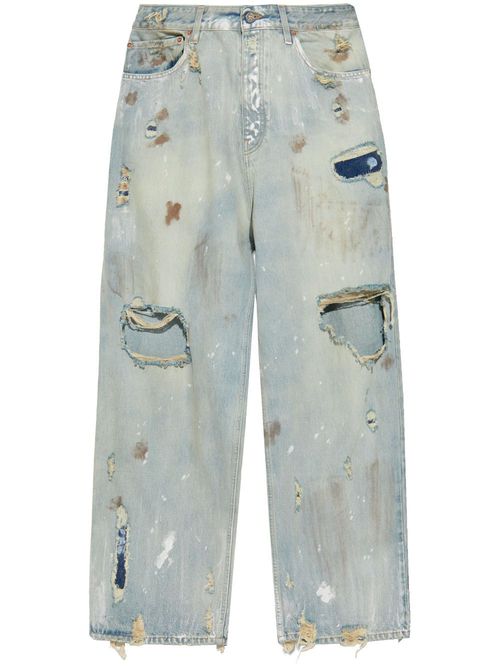 Distressed jeans - Blue