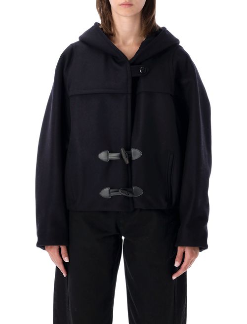 Trixie Quilted Hooded Toggle Wool-Cashmere Jacket