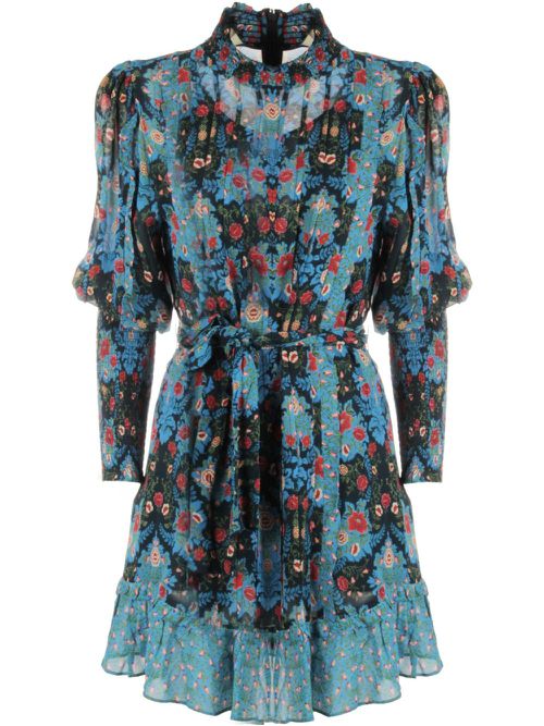 Arabesque midi dress - Blue