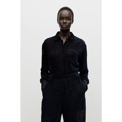 Victoria Beckham Remi Shirt In Black - 16 - Women