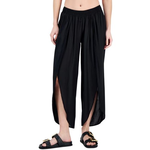 Black Front-slit Pant
