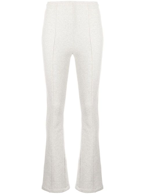 Alexander Wang high-waisted flared leg trousers - Grey