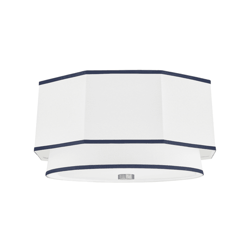 Riverdale 2-Light Ceiling Light in Aged Bra