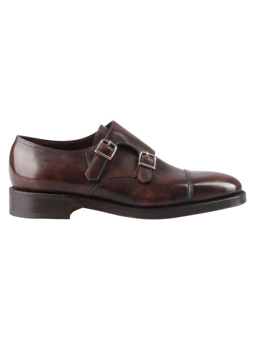 Dark Brown Monk Dress Shoes