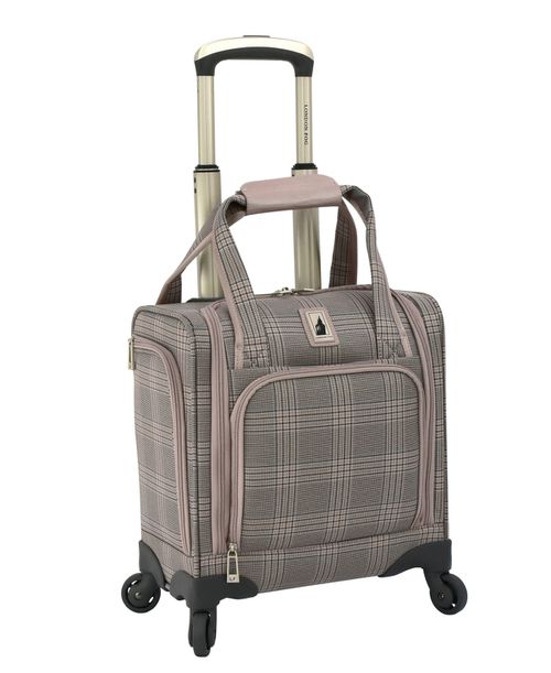 "Brentwood Iv 15"" 4 Wheel Under the Seat Bag - Rose Charcoal"