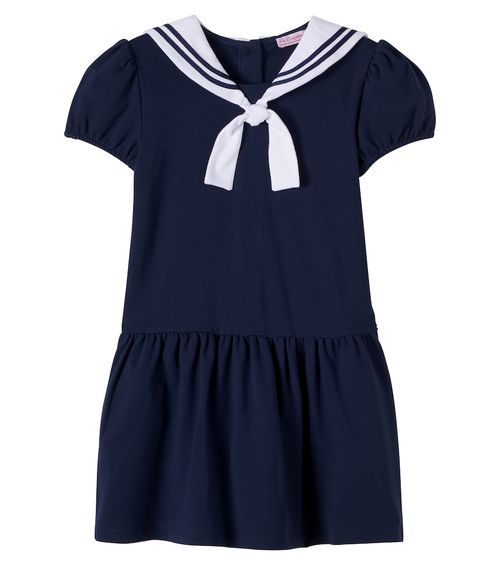 Cristina tie-neck dress