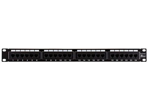 24-port Cat5e Patch Panel, 110 Type (568A/B Compatible)
