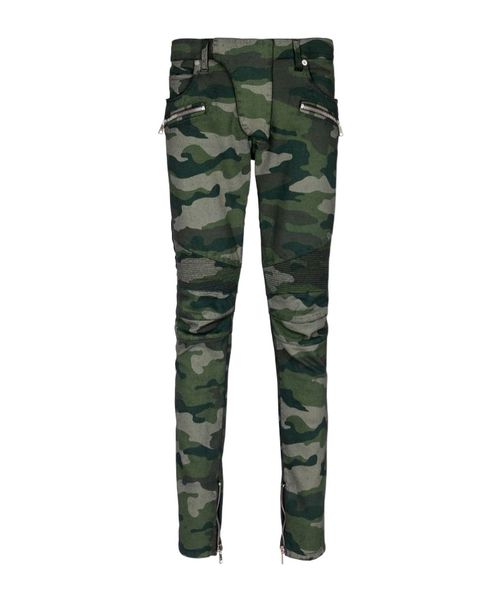 Camouflage jeans