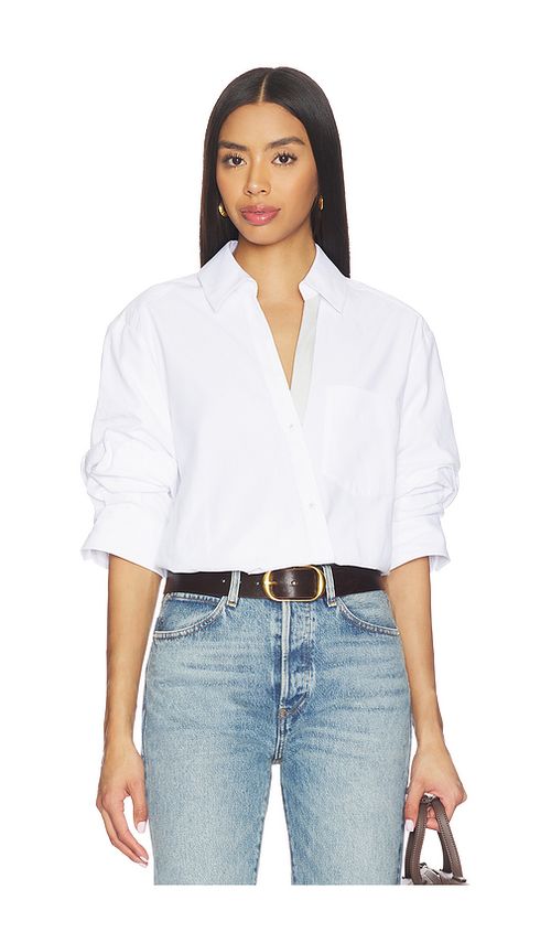 Brochu Walker Jade Shirt in Salt White. M also in