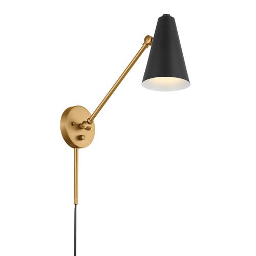 Sylvia 9" Wall Sconce in Natural Bra