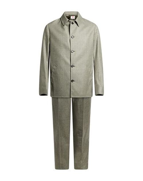 Man Suit Sage green Size 40 Virgin Wool